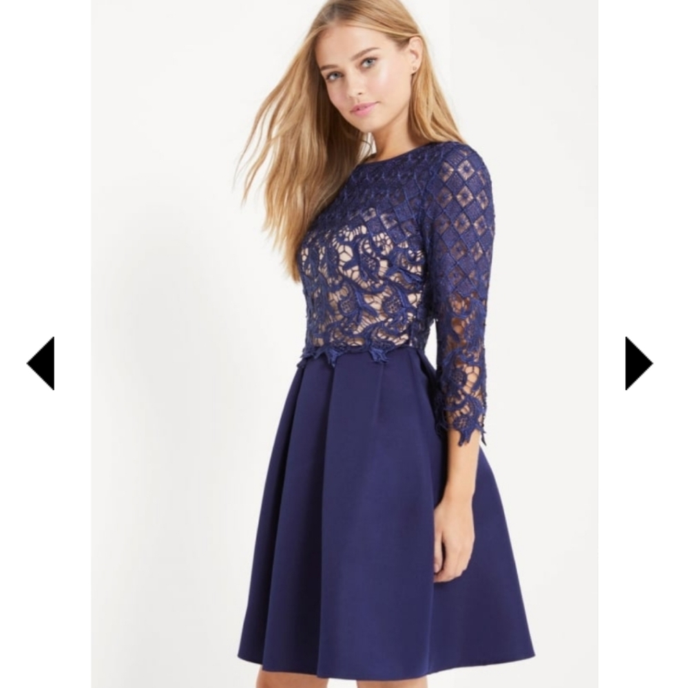 Little Mistress navy dress.